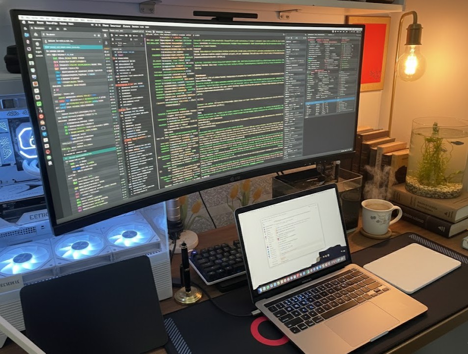 My workspace in Dak Lak